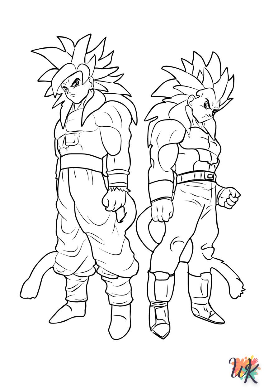 Dibujos para Colorear Son Goku 11