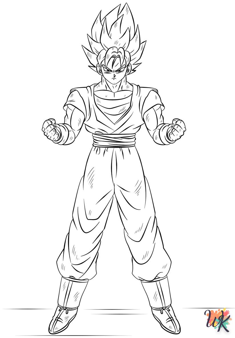 Dibujos para Colorear Son Goku 12