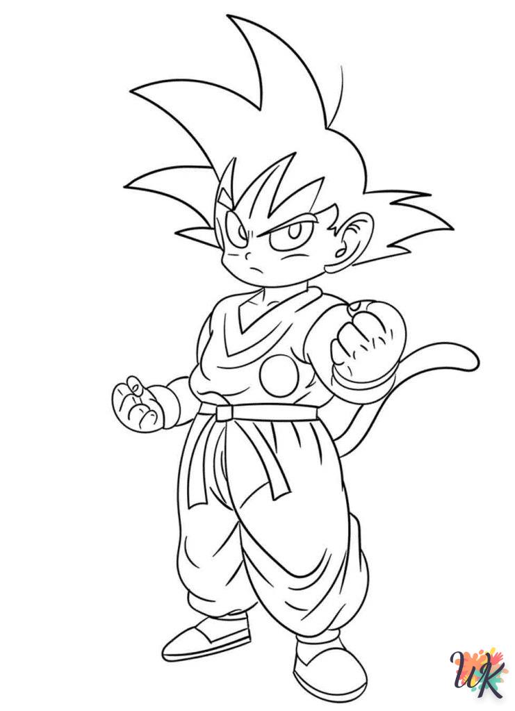 Dibujos para Colorear Son Goku 14