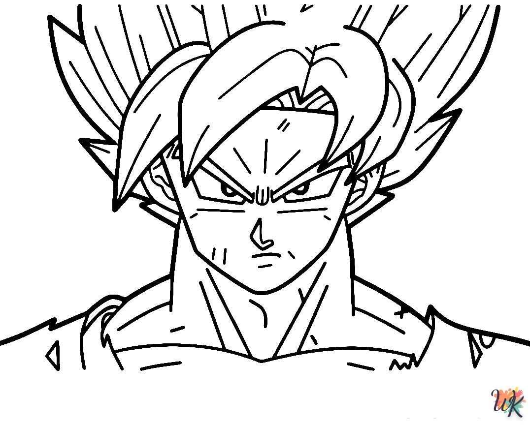 Dibujos para Colorear Son Goku 15