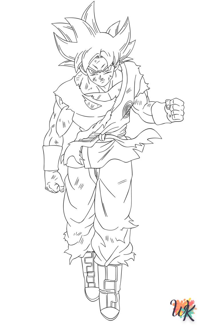 Dibujos para Colorear Son Goku 16