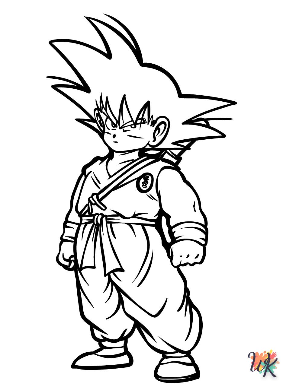 Dibujos para Colorear Son Goku 18