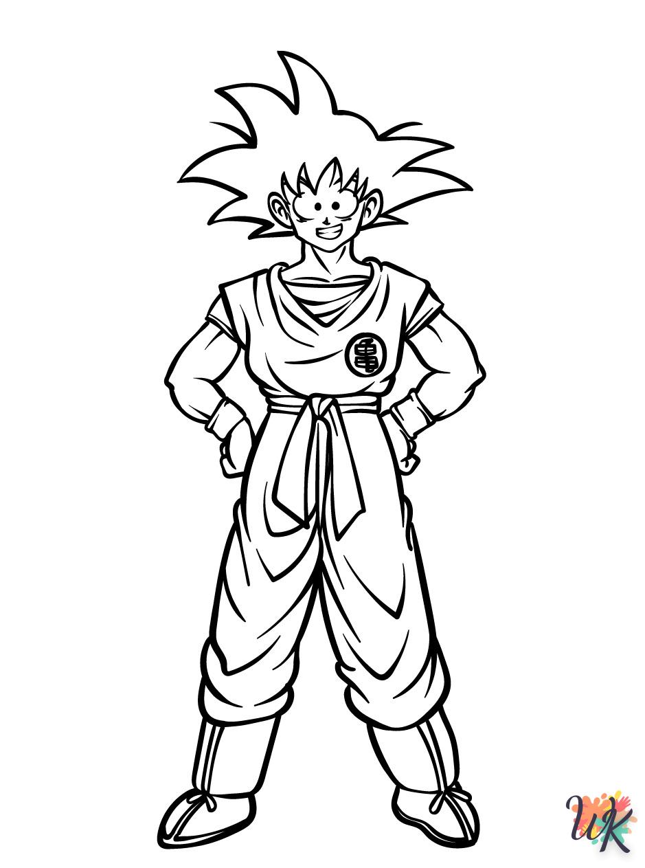Dibujos para Colorear Son Goku 20