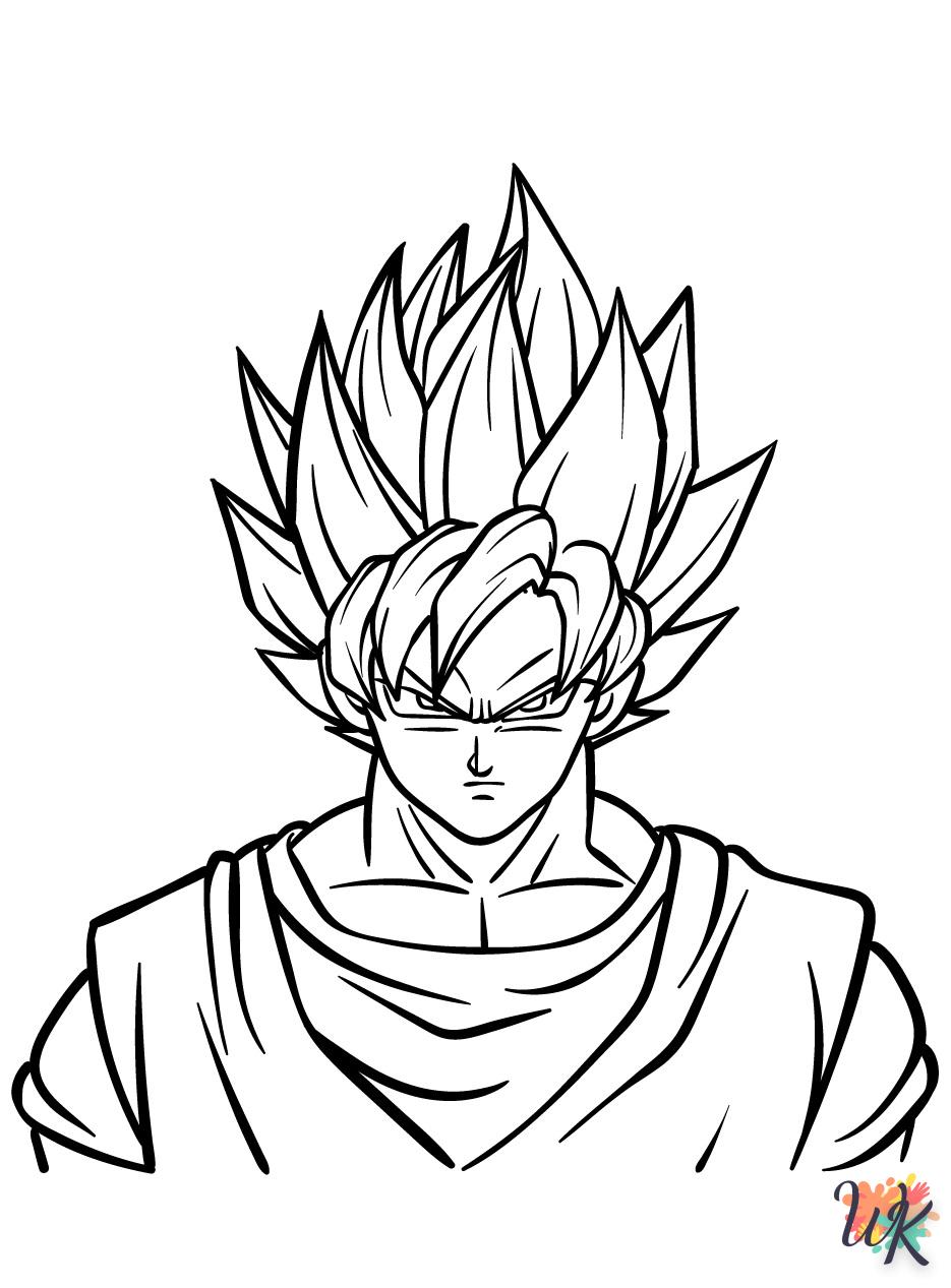Dibujos para Colorear Son Goku 21