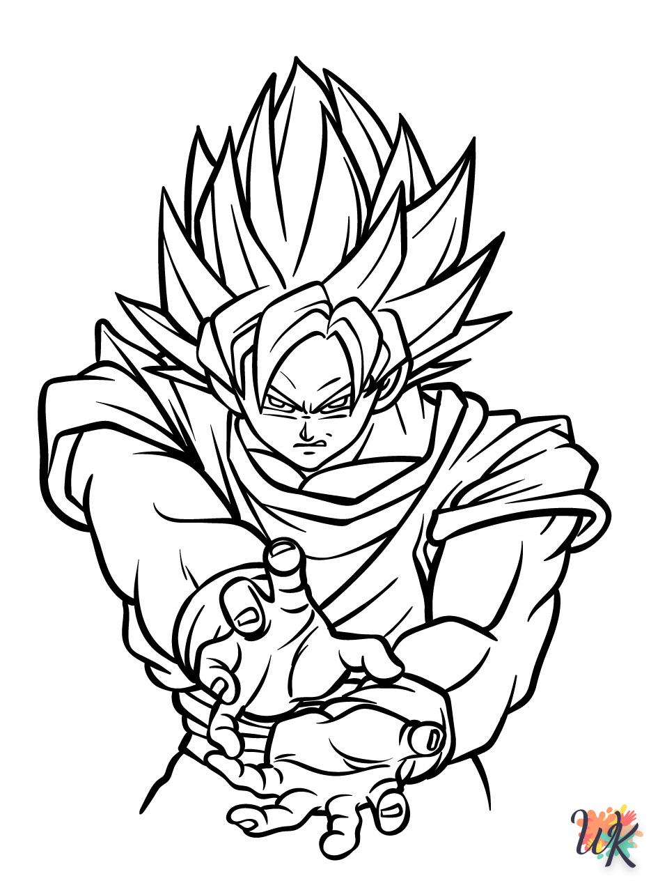 Dibujos para Colorear Son Goku 22