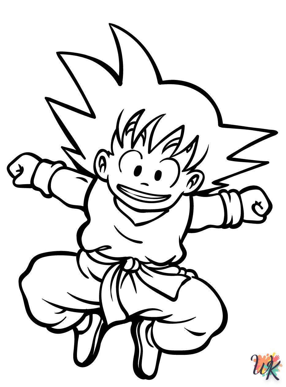Dibujos para Colorear Son Goku 24