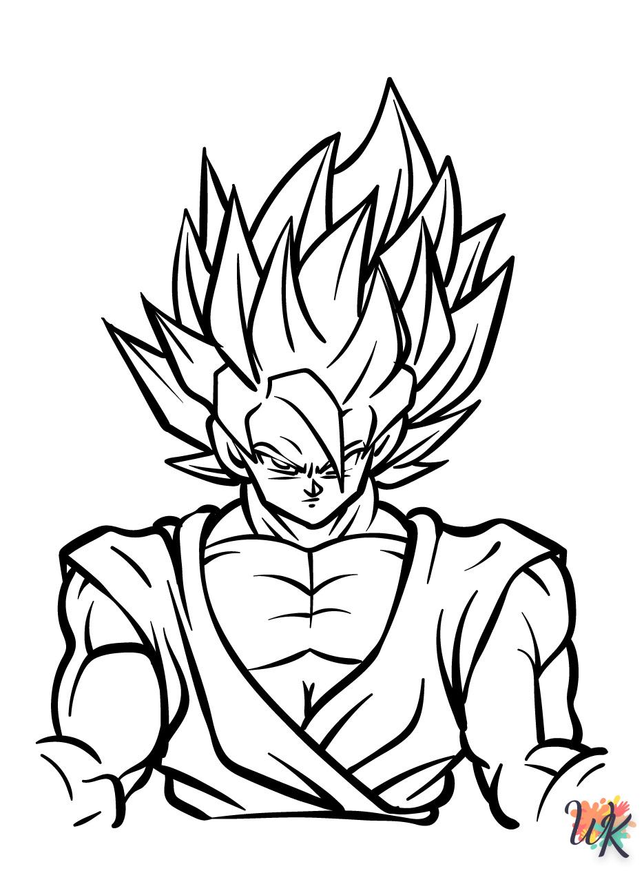 Dibujos para Colorear Son Goku 25