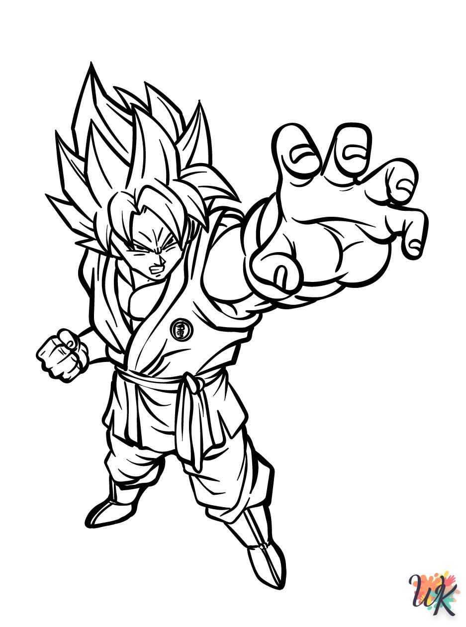 Dibujos para Colorear Son Goku 26