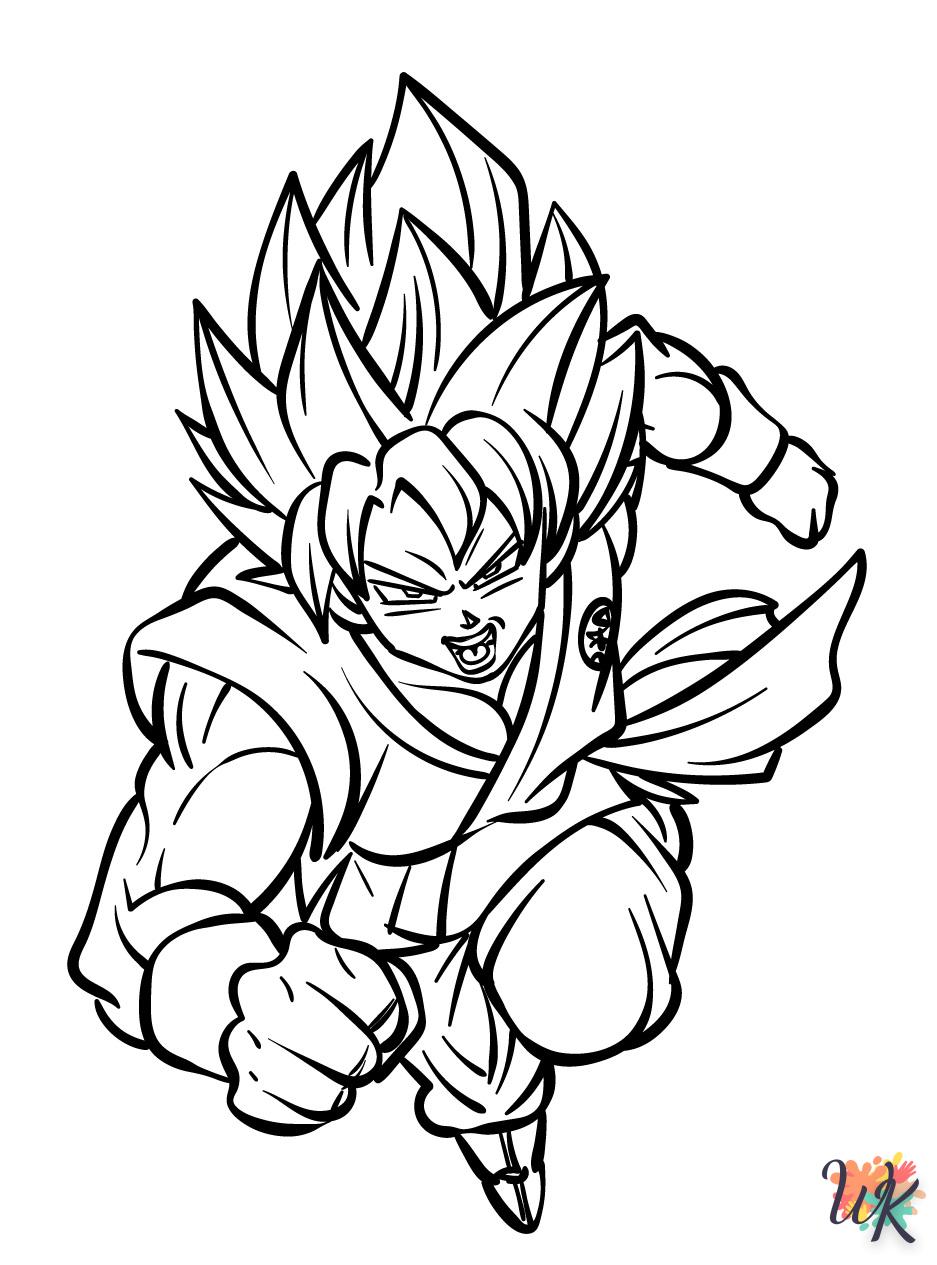 Dibujos para Colorear Son Goku 27
