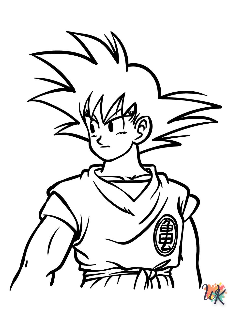 Dibujos para Colorear Son Goku 28