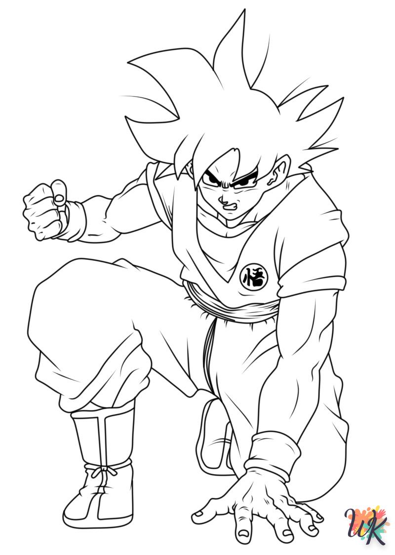 Dibujos para Colorear Son Goku 32