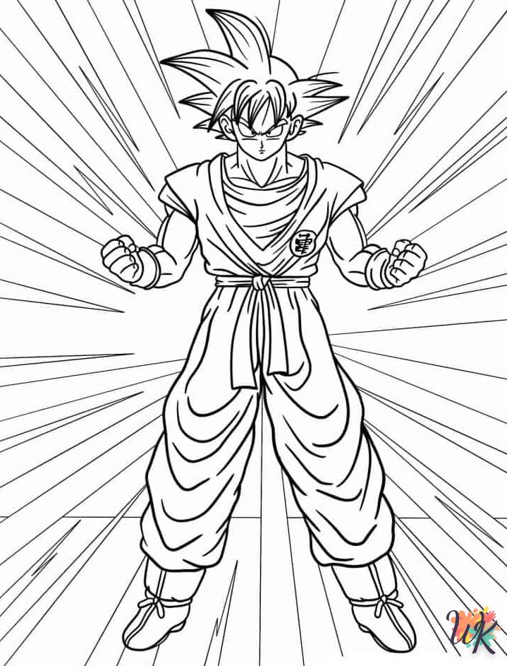Dibujos para Colorear Son Goku 33