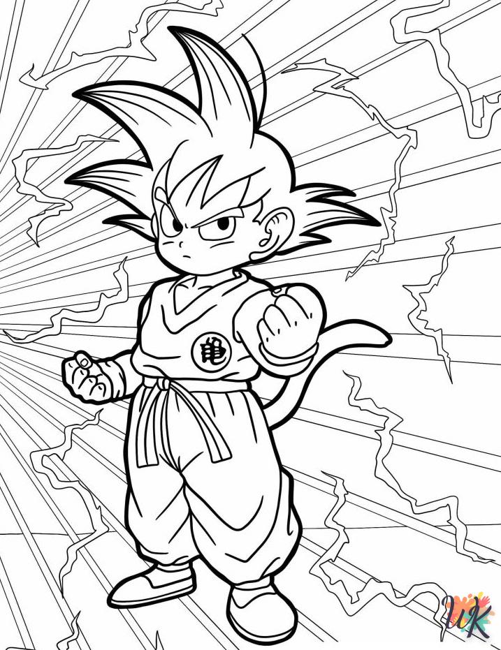 Dibujos para Colorear Son Goku 34