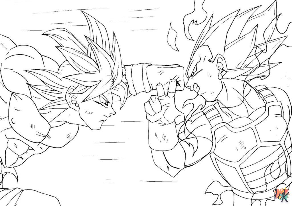 Dibujos para Colorear Son Goku 36
