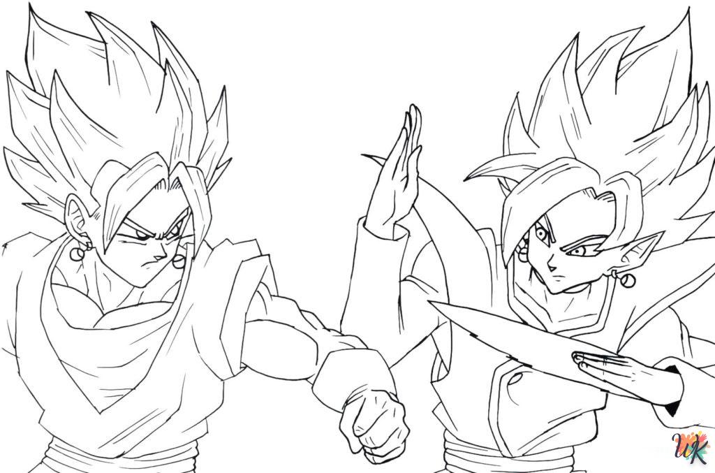 Dibujos para Colorear Son Goku 37