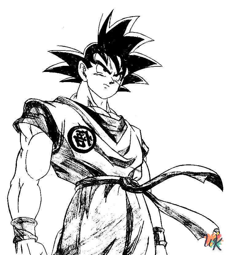 Dibujos para Colorear Son Goku 38