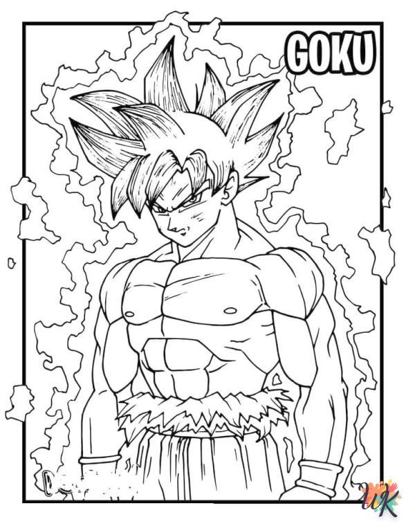 Dibujos para Colorear Son Goku 41