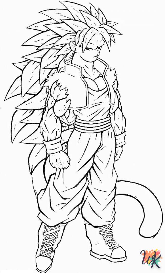 Dibujos para Colorear Son Goku 42