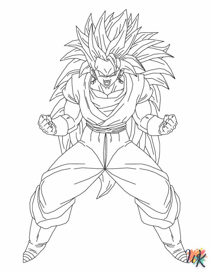 Dibujos para Colorear Son Goku 43