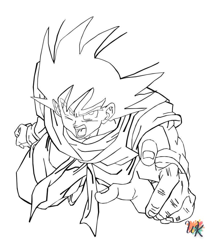 Dibujos para Colorear Son Goku 44