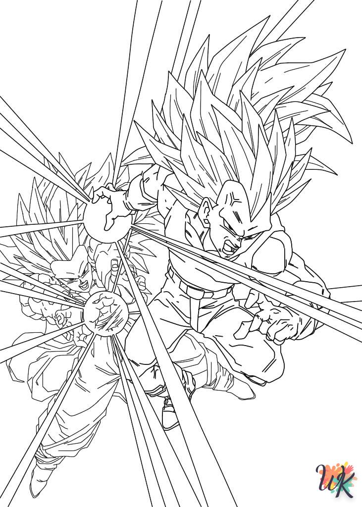 Dibujos para Colorear Son Goku 46