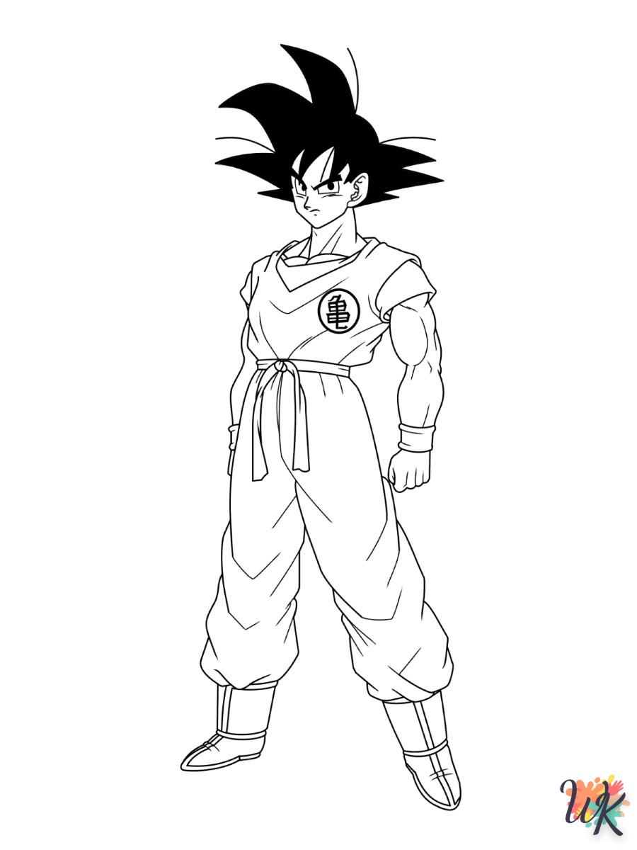 Dibujos para Colorear Son Goku 5