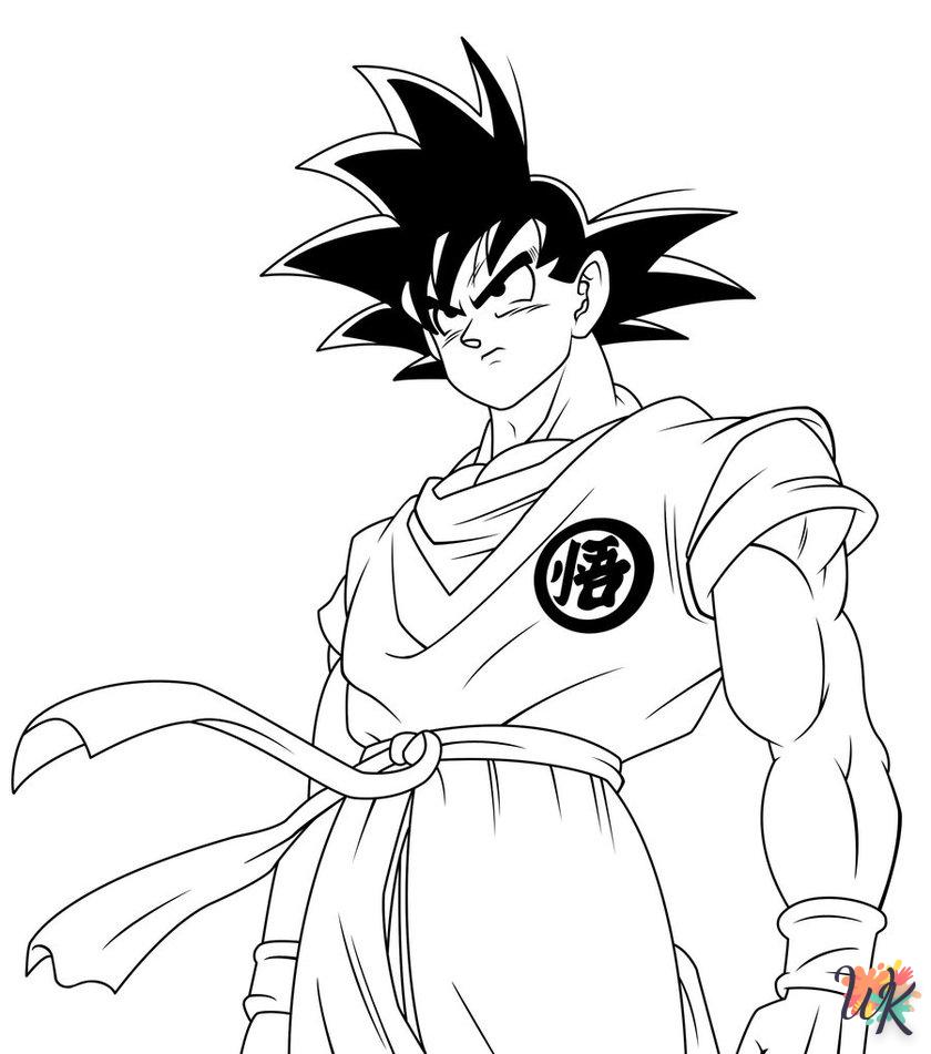 Dibujos para Colorear Son Goku 50