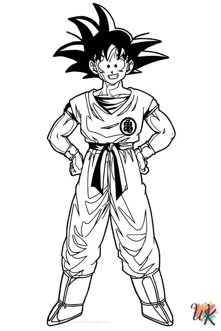Dibujos para Colorear Son Goku 52