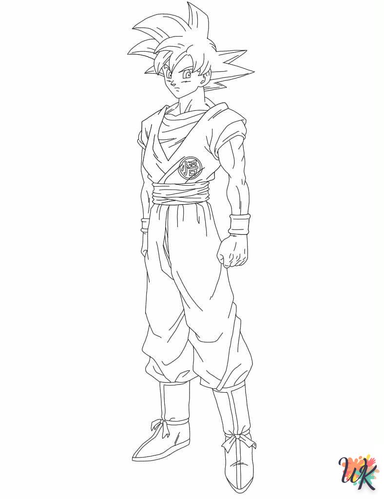 Dibujos para Colorear Son Goku 53