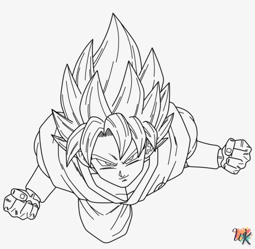 Dibujos para Colorear Son Goku 6