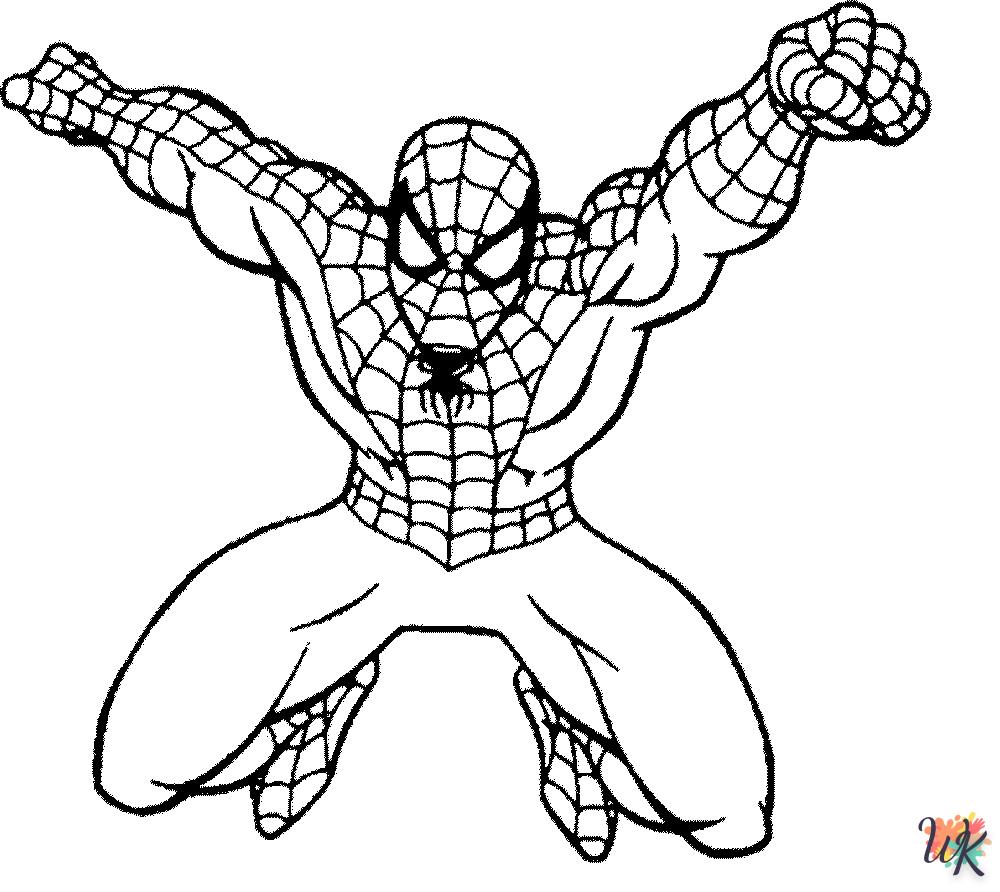 Dibujos para Colorear Spiderman 11