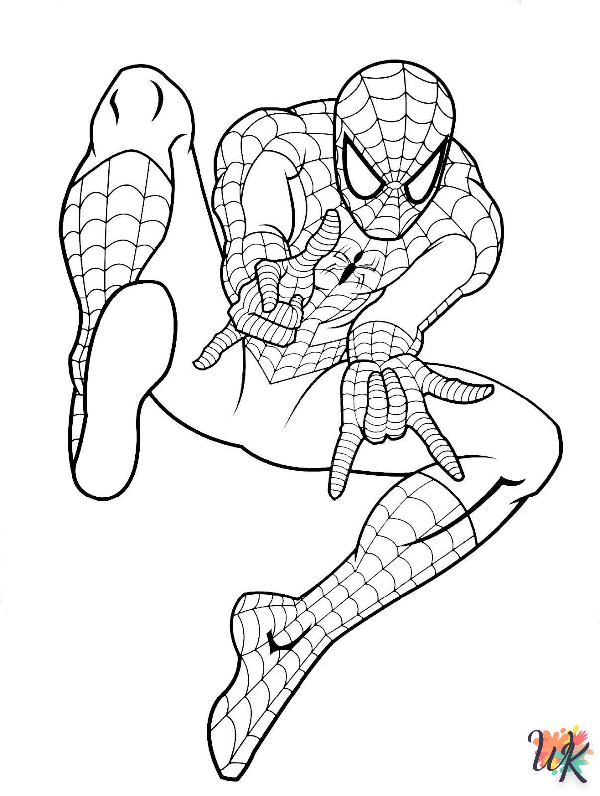 Dibujos para Colorear Spiderman 14