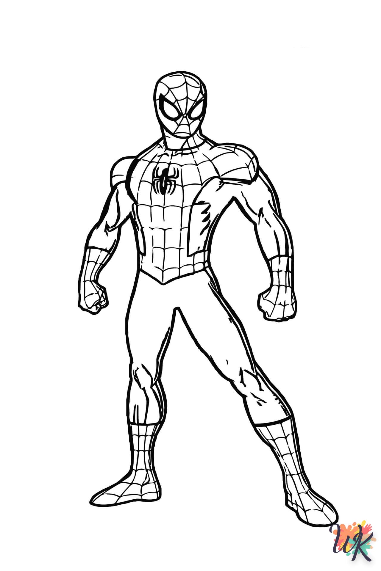 Dibujos para Colorear Spiderman 16