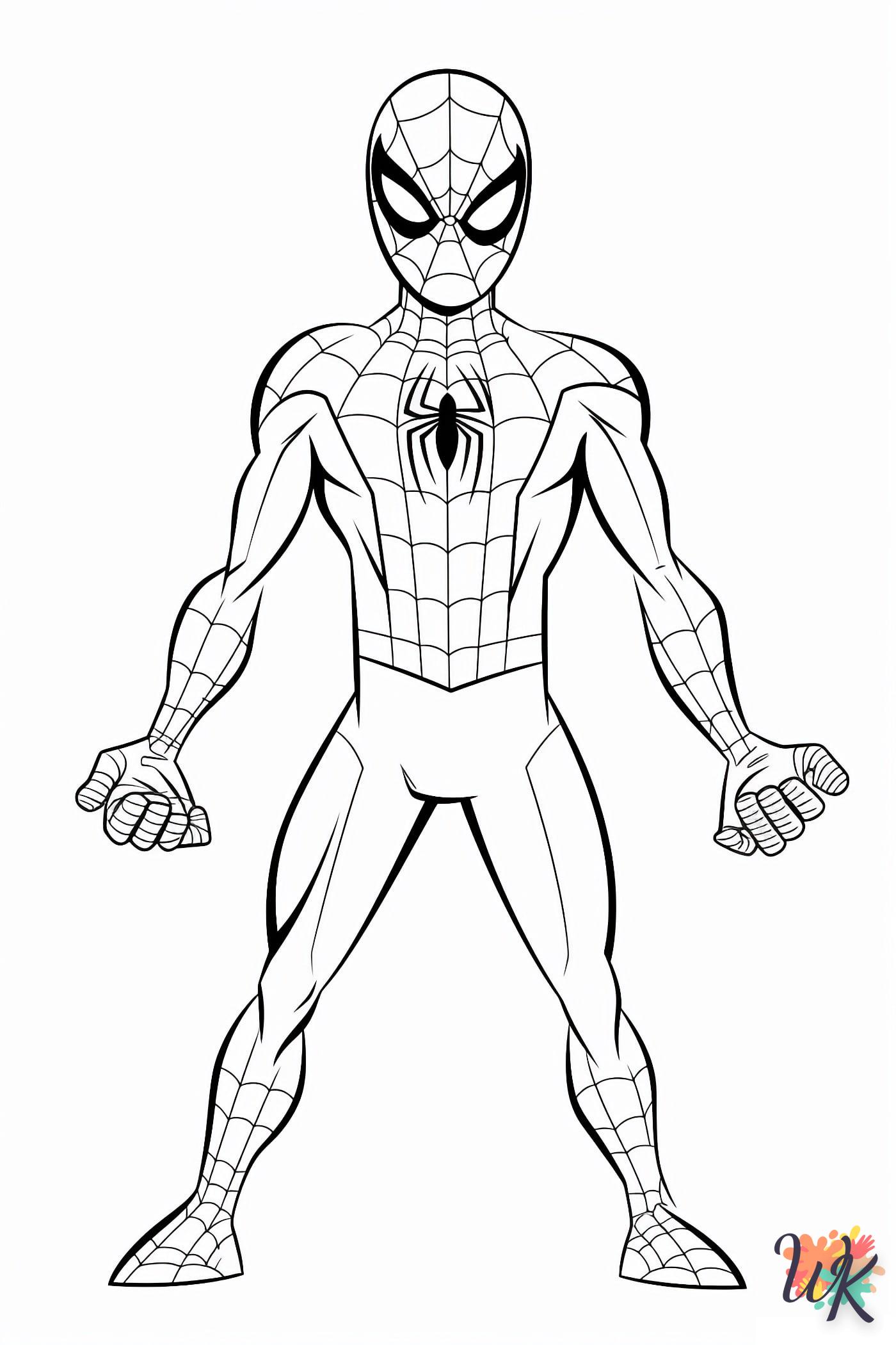 Dibujos para Colorear Spiderman 17