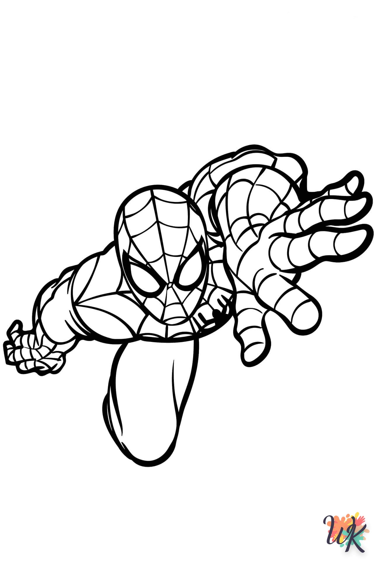 Dibujos para Colorear Spiderman 18