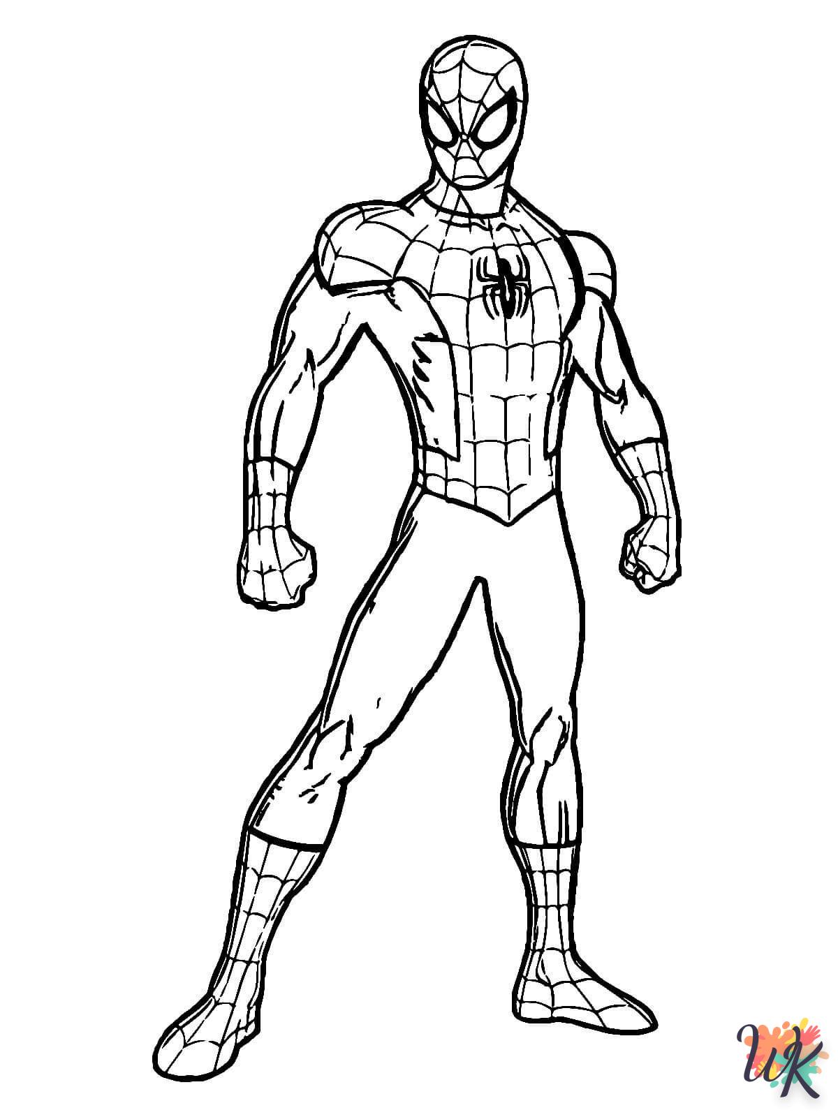 Dibujos para Colorear Spiderman 19