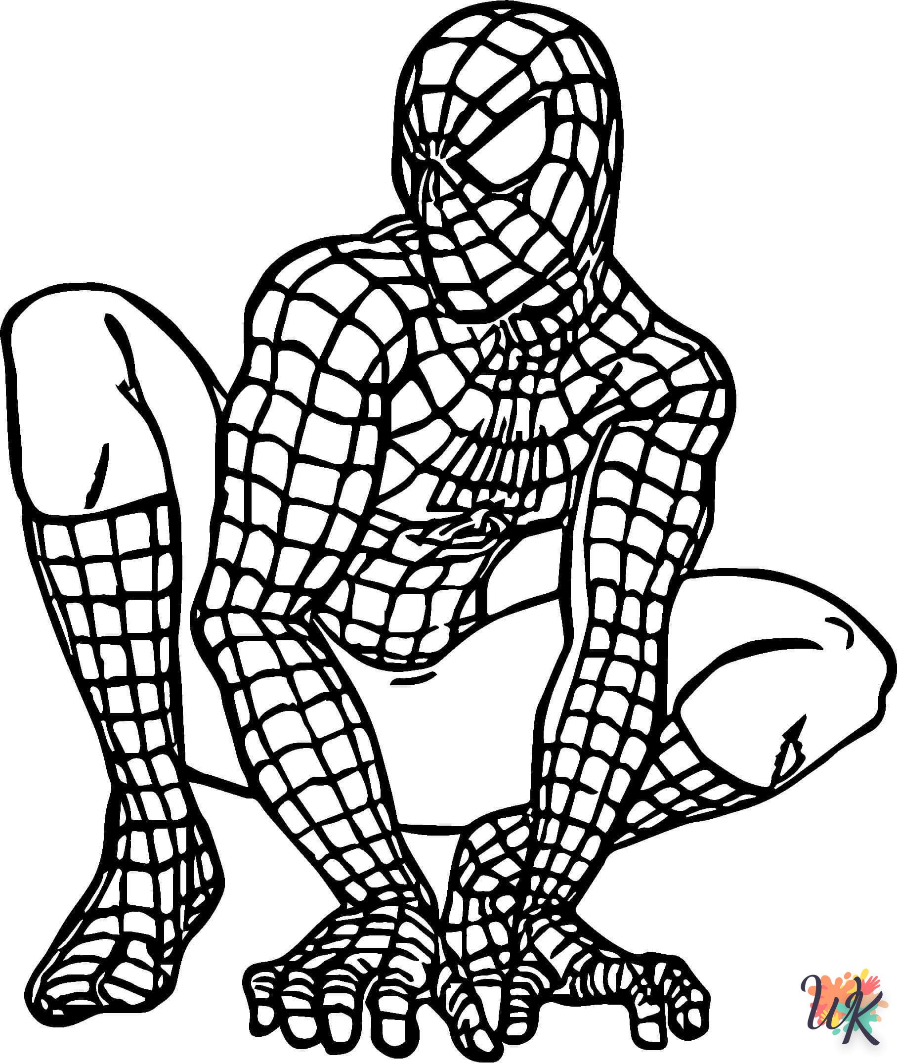 Dibujos para Colorear Spiderman 20