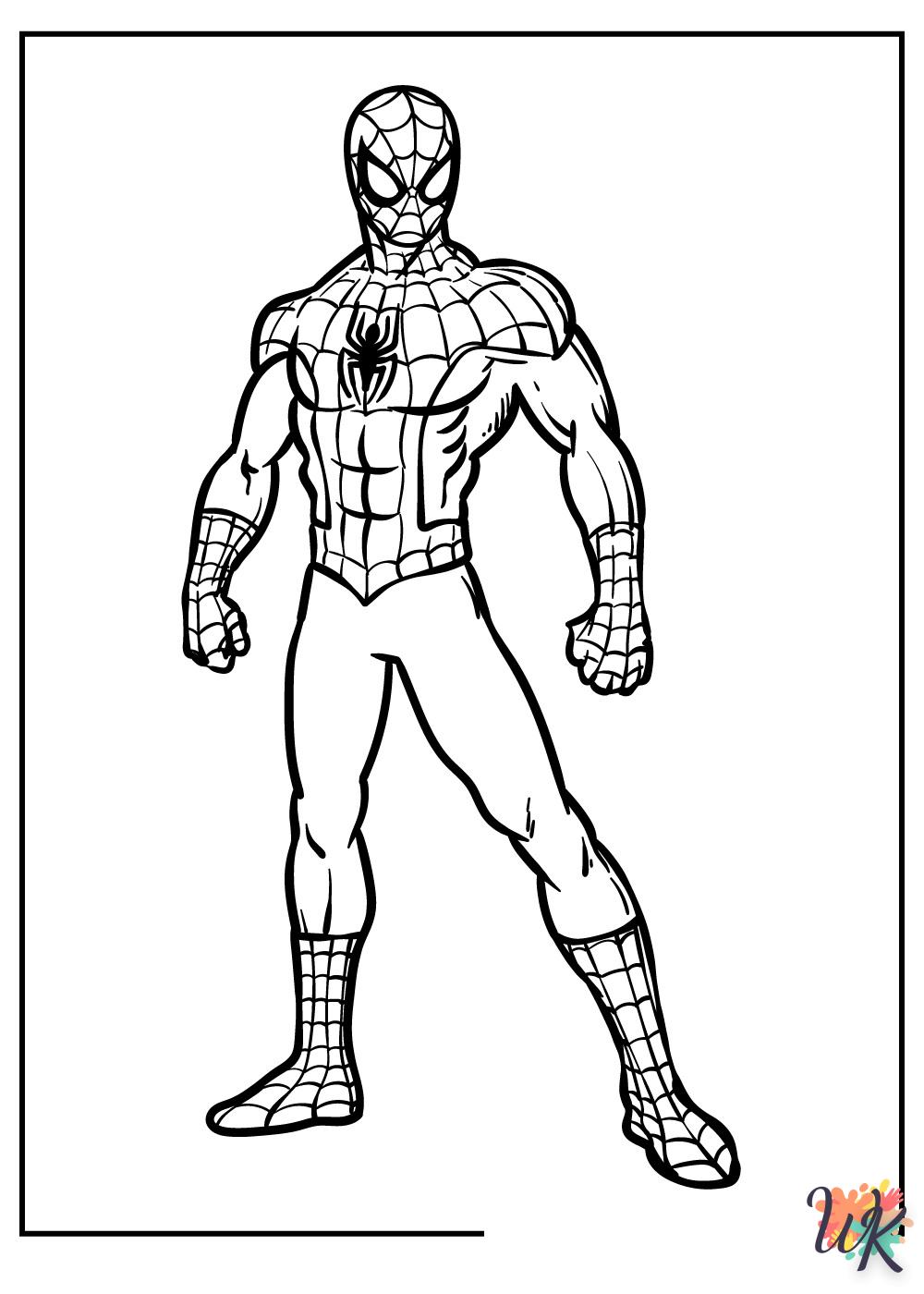Dibujos para Colorear Spiderman 21
