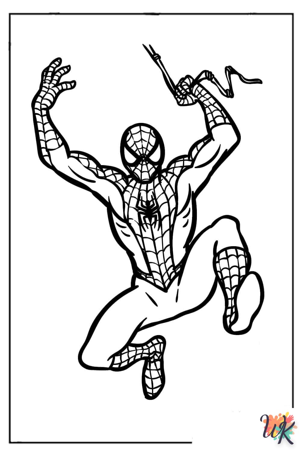 Dibujos para Colorear Spiderman 24
