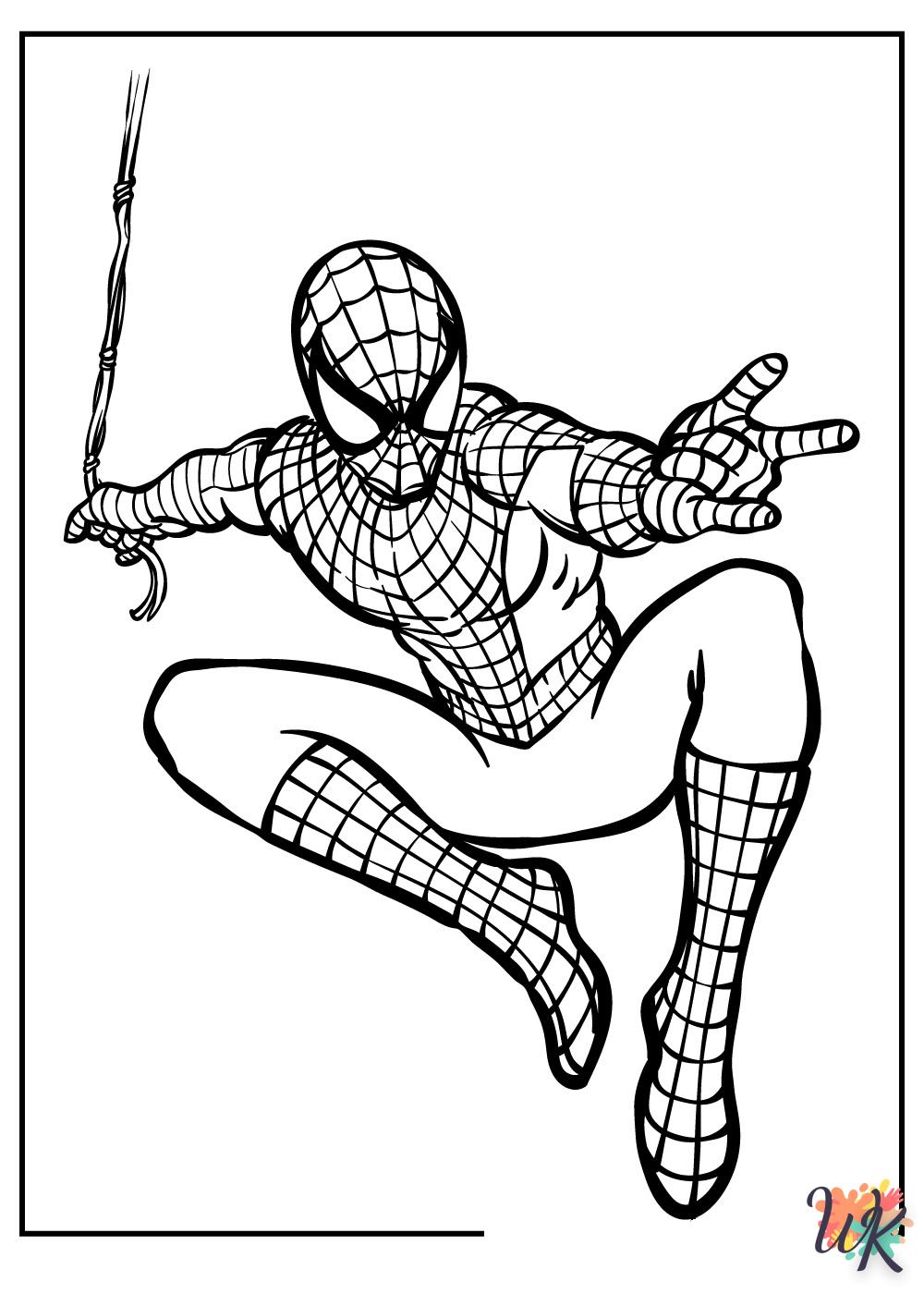 Dibujos para Colorear Spiderman 27