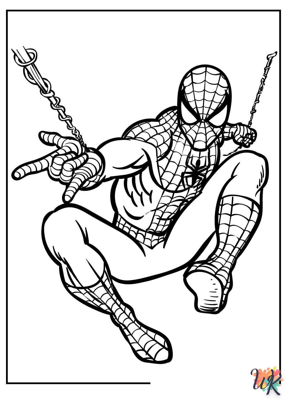 Dibujos para Colorear Spiderman 28