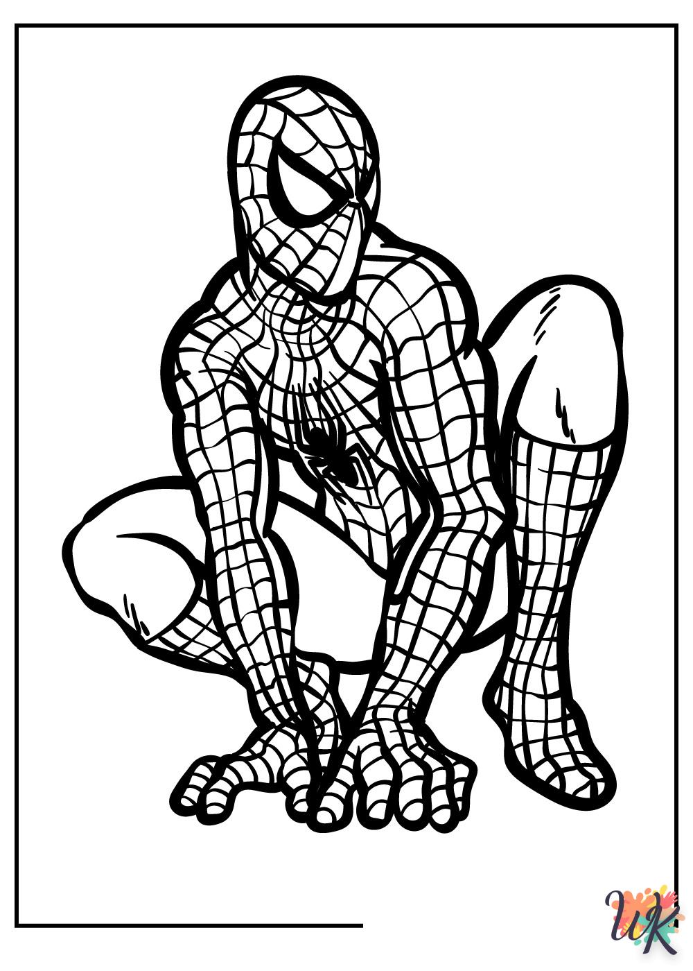 Dibujos para Colorear Spiderman 29