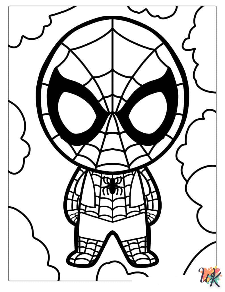 Dibujos para Colorear Spiderman 32