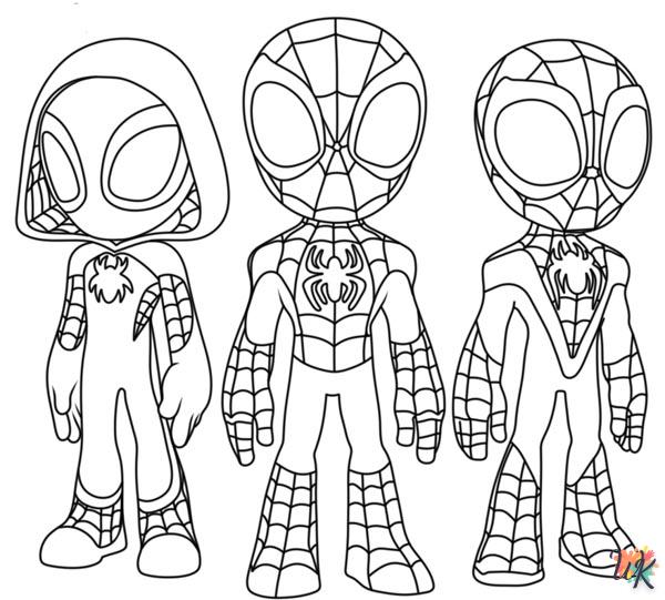 Dibujos para Colorear Spiderman 34