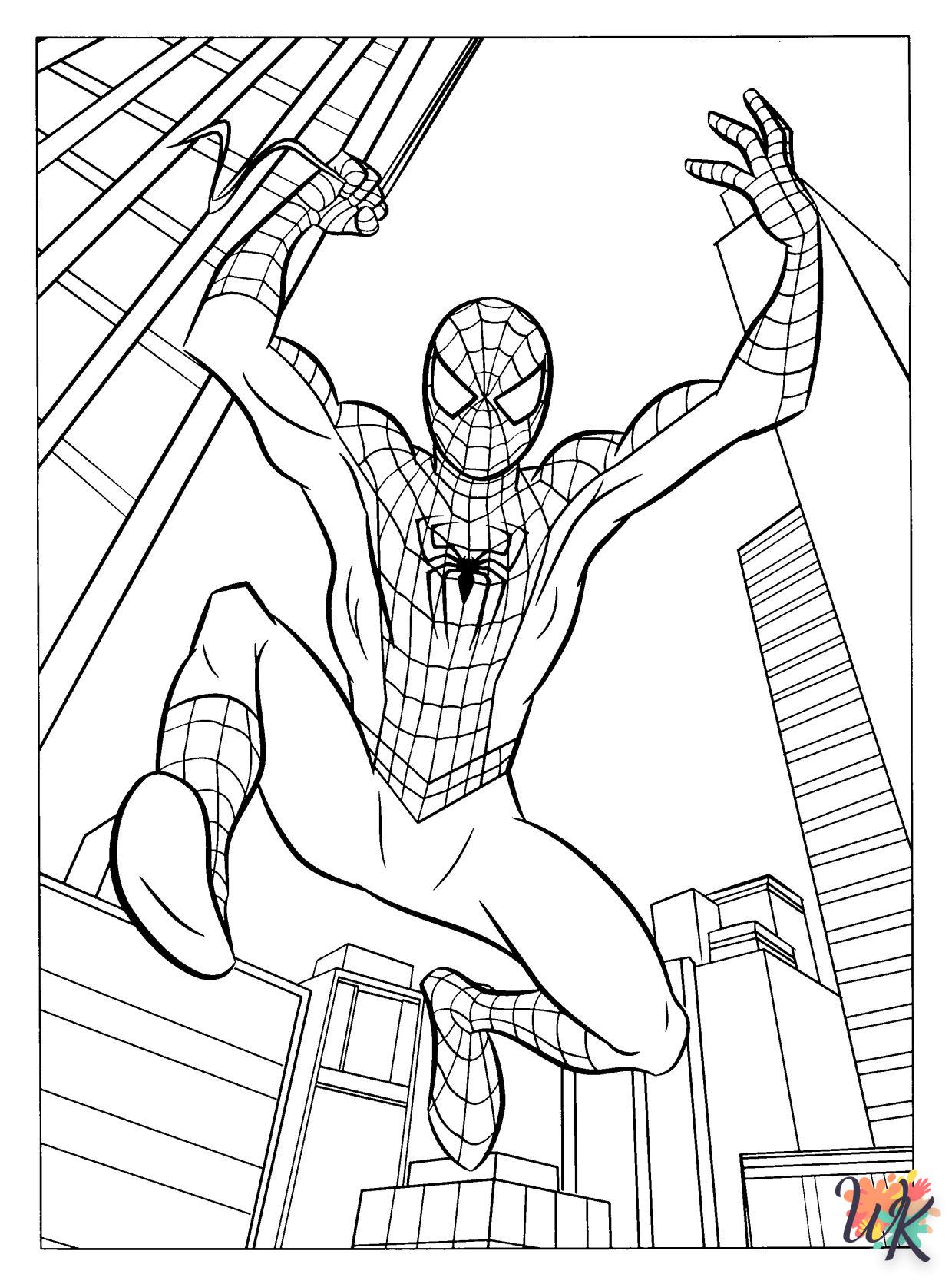Dibujos para Colorear Spiderman 41