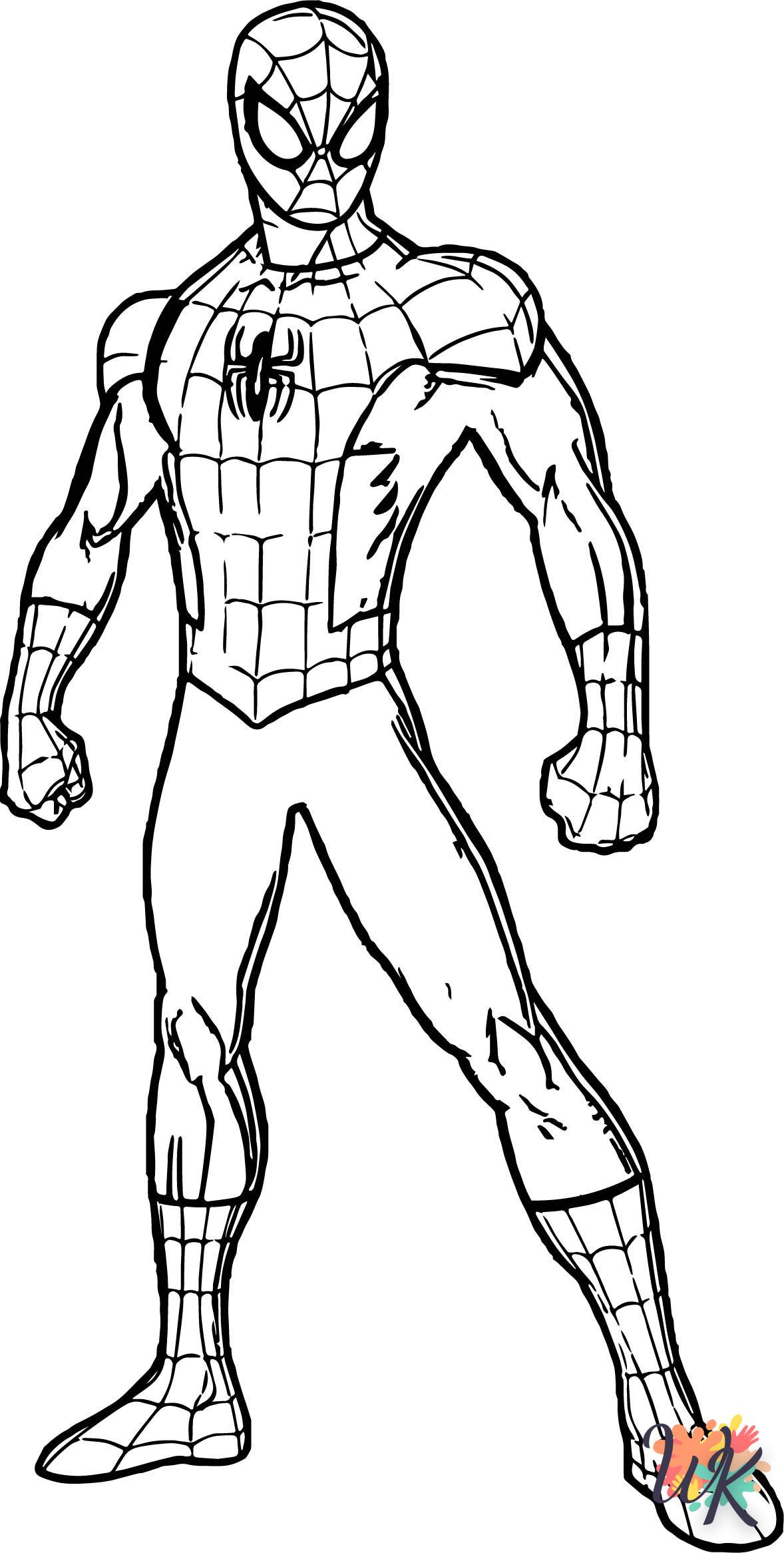 Dibujos para Colorear Spiderman 43
