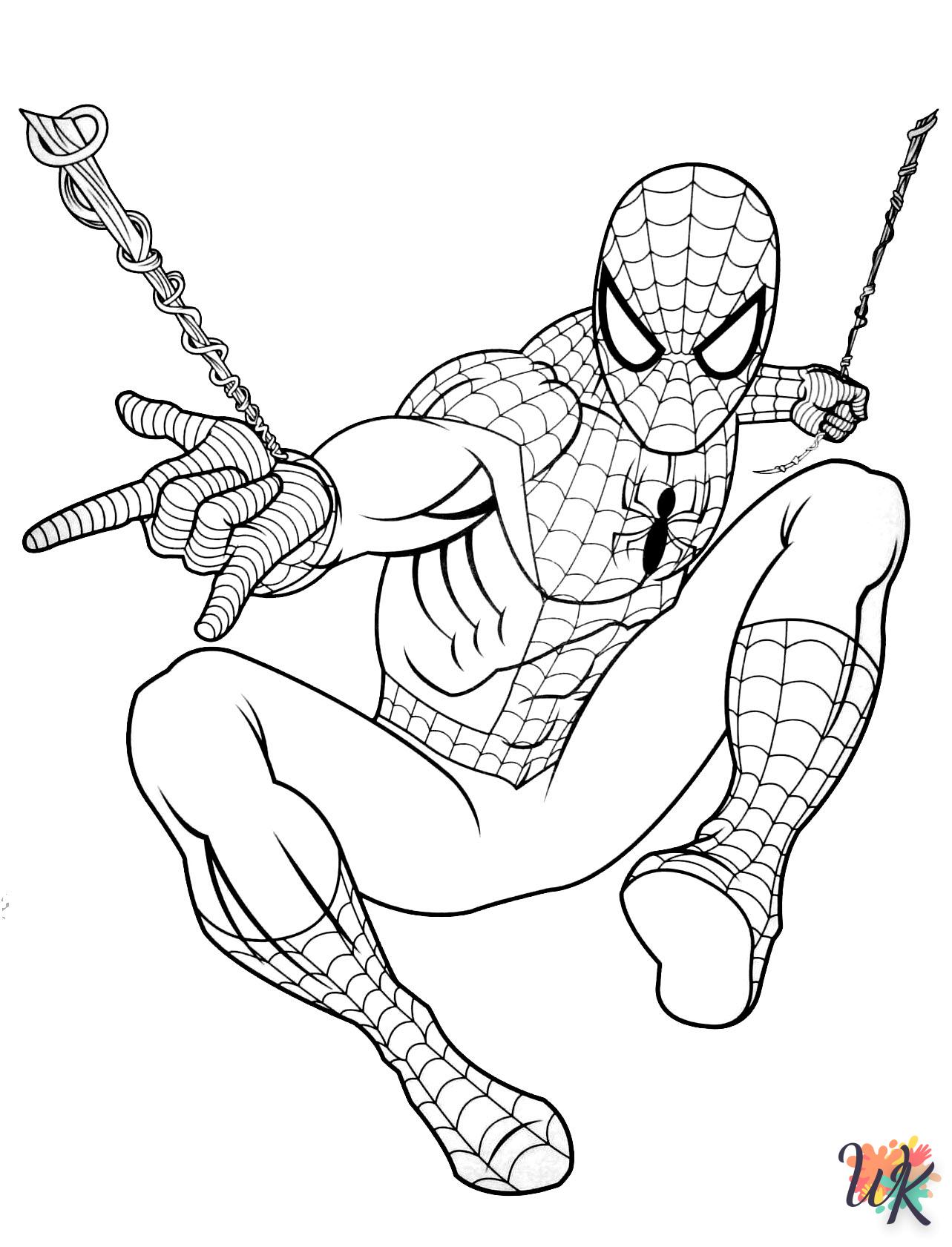 Dibujos para Colorear Spiderman 45