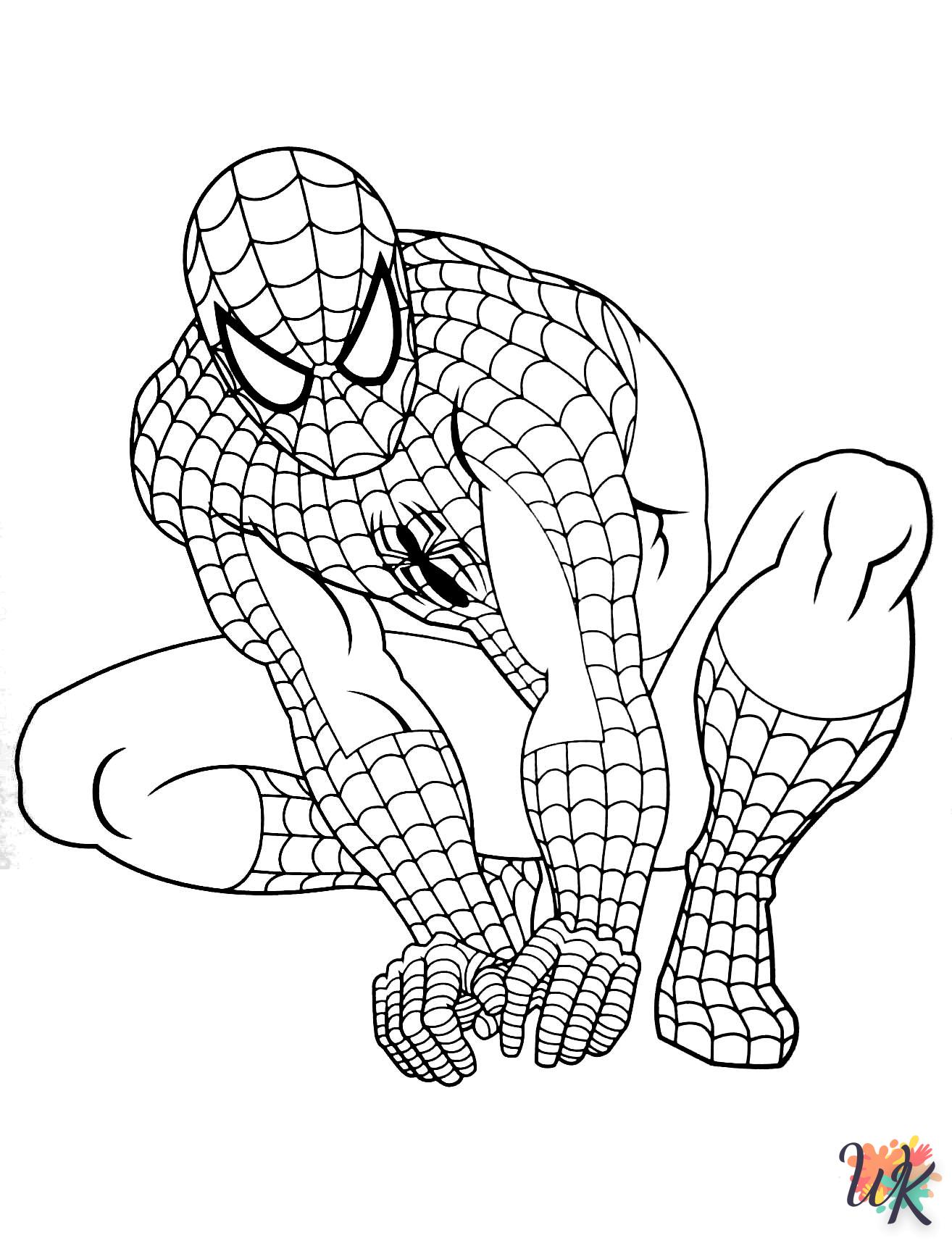 Dibujos para Colorear Spiderman 46