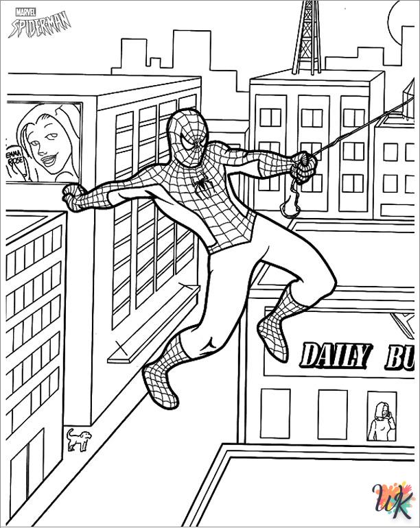 Dibujos para Colorear Spiderman 7