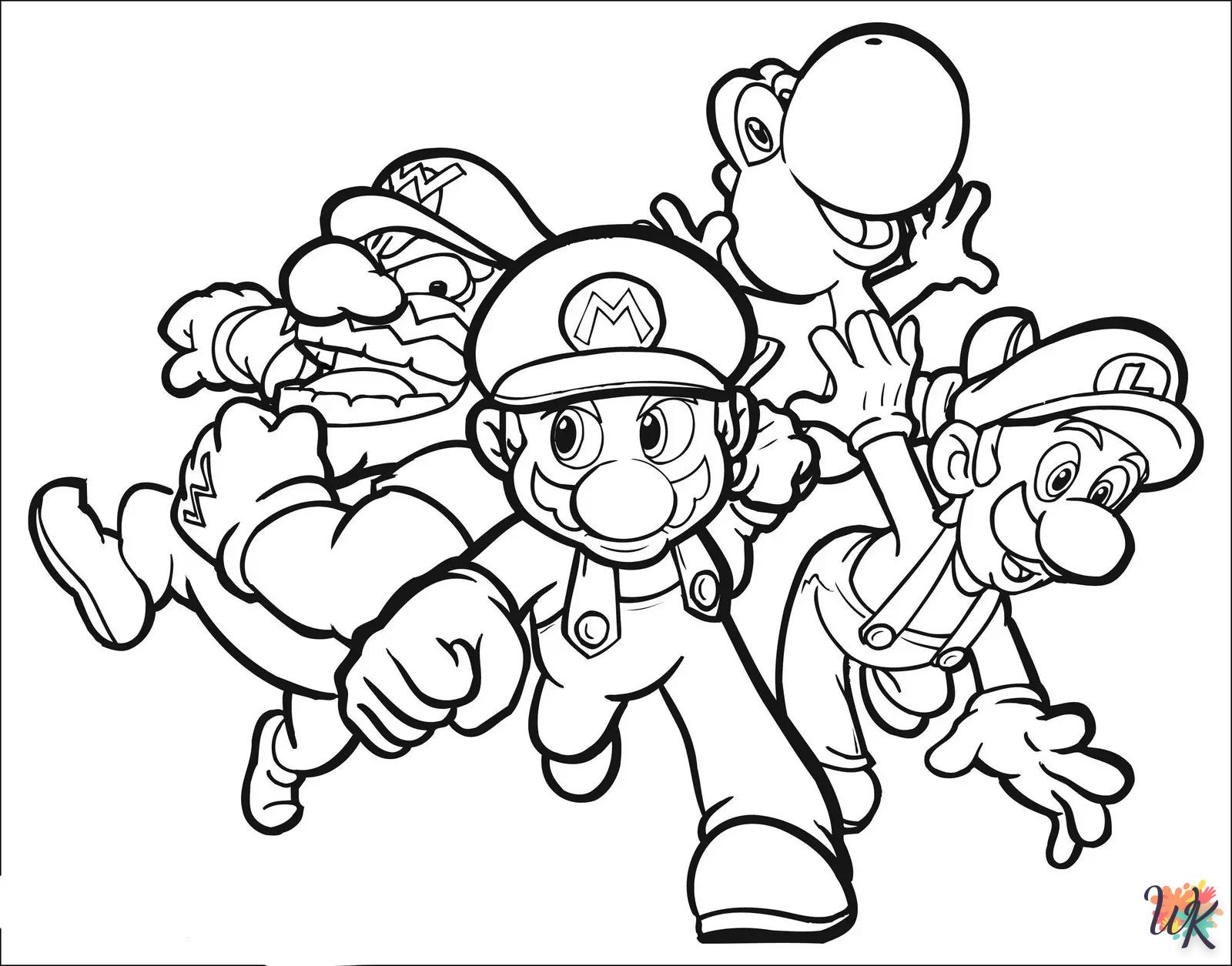 Dibujos para Colorear Super Mario Bros 12